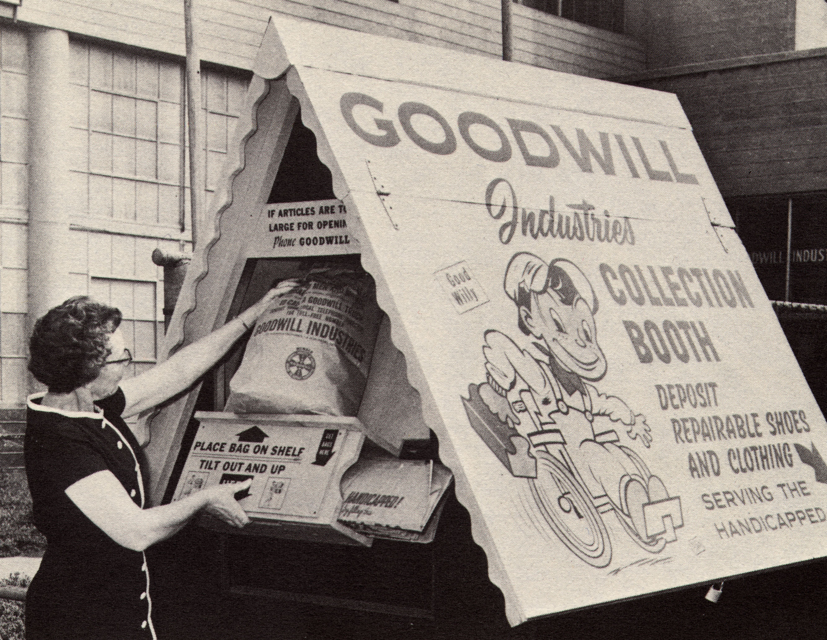 Goodwill Collection Booth History